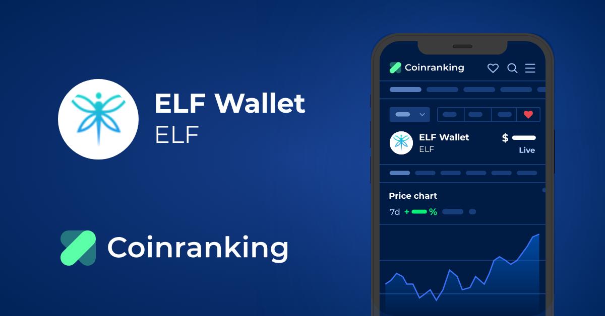 ELF Wallet price today, ELF to USD live price, marketcap and chart | CoinMarketCap