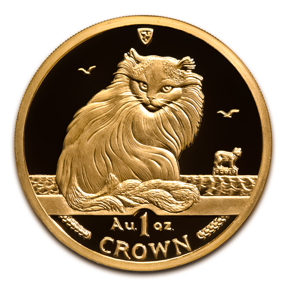 Savvy Collector » Isle of Man Persian Cat Coin by Artist UnknownPersian Cat