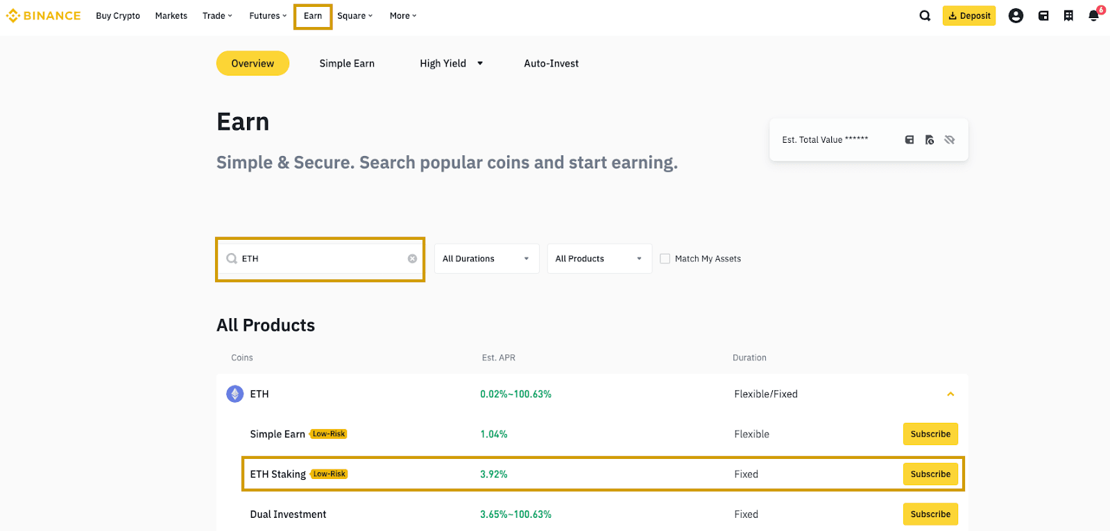 ETH Staking with Binance: What you need to know before staking?