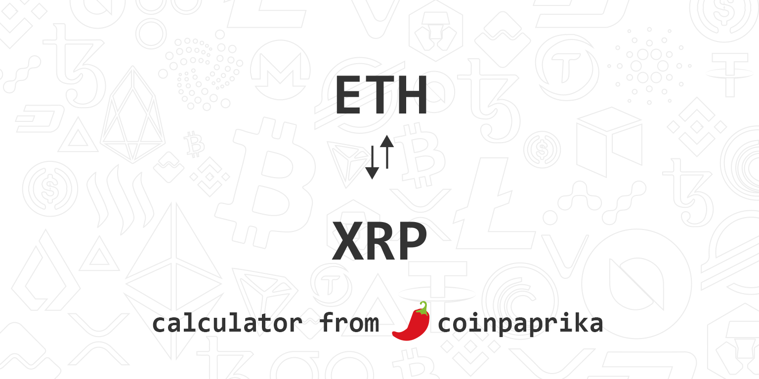 Ethereum to Ripple Conversion | ETH to XRP Exchange Rate Calculator | Markets Insider