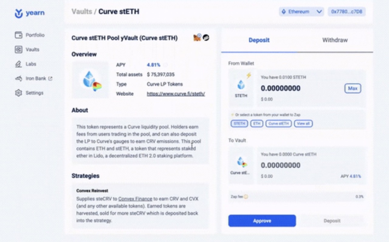 Ethereum Staking Rewards ROI Calculator - Node APY Rates