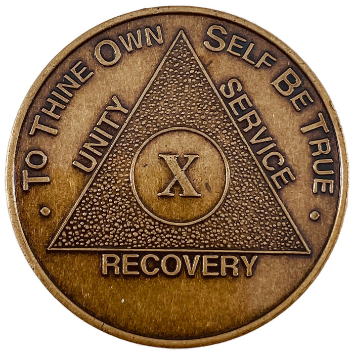 AA Gold Plate Coin Years () | Serenity Shop Recovery Gifts