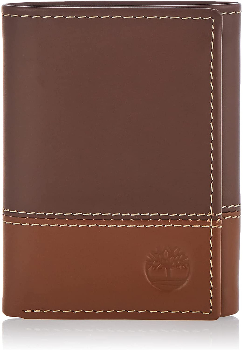 Timberland Men's Leather Trifold Wallet with ID Palestine | Ubuy