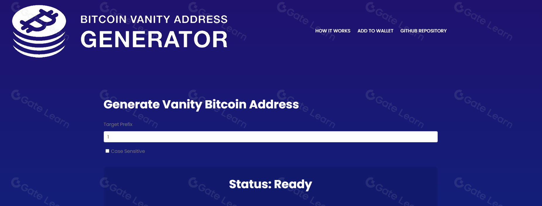 cashaddr vanity address generator