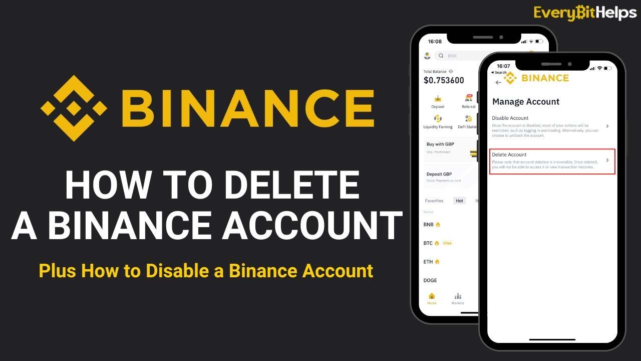 How To Close Binance Account and How long does it take to delete a Binance account? - cryptolive.fun