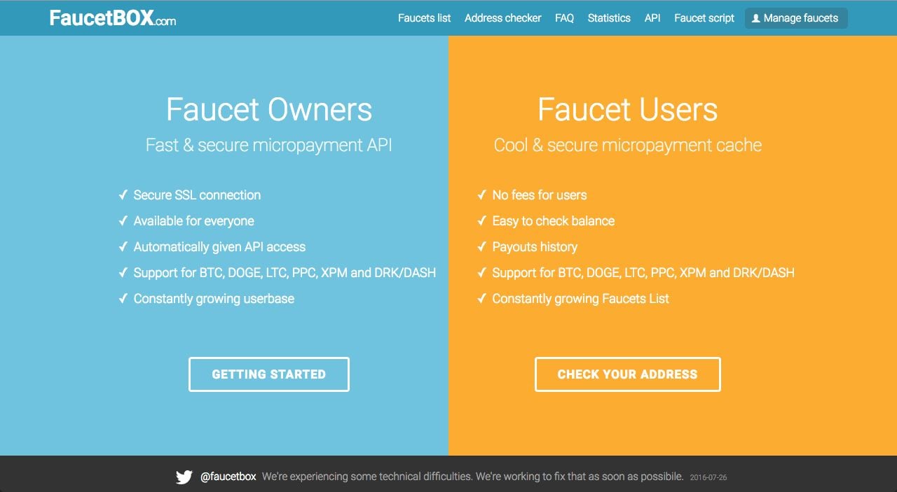 What is bitcoin faucet