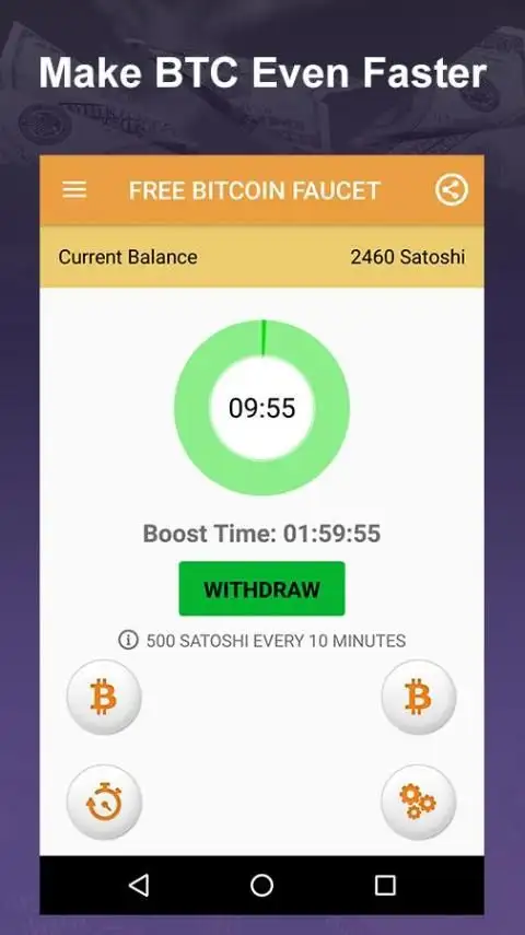 Free Bitcoin Faucet: BTC Mining - Claim Satoshi APK حر تحميل MB