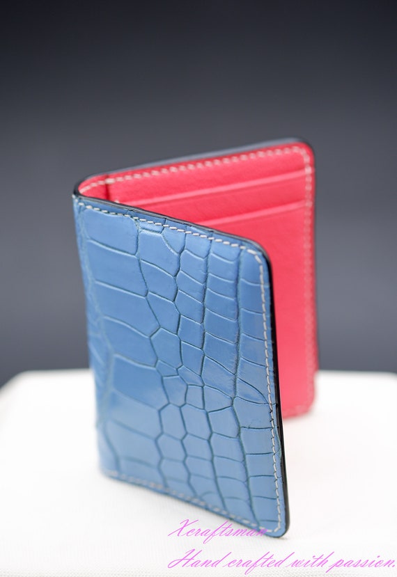 Light blue wallet with purse BRUCLE | Personalize your style