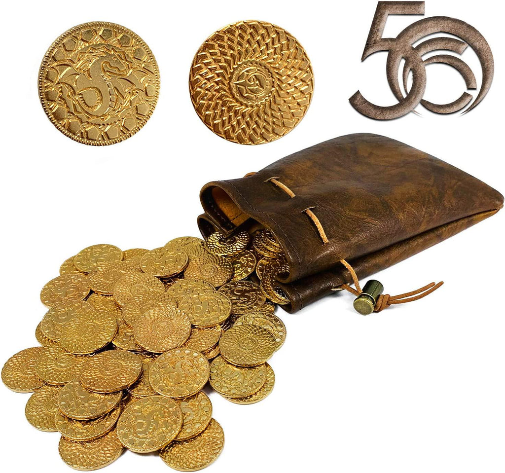 Fantasy Themed Gaming Coins Barbarian Gold (Broken Token) | MTM