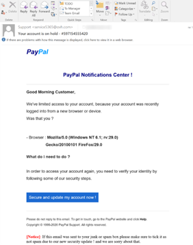 PayPal Phishing Scam Uses Invoices Sent Via PayPal – Krebs on Security