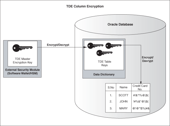 Manage Administrator and TDE Wallet Passwords