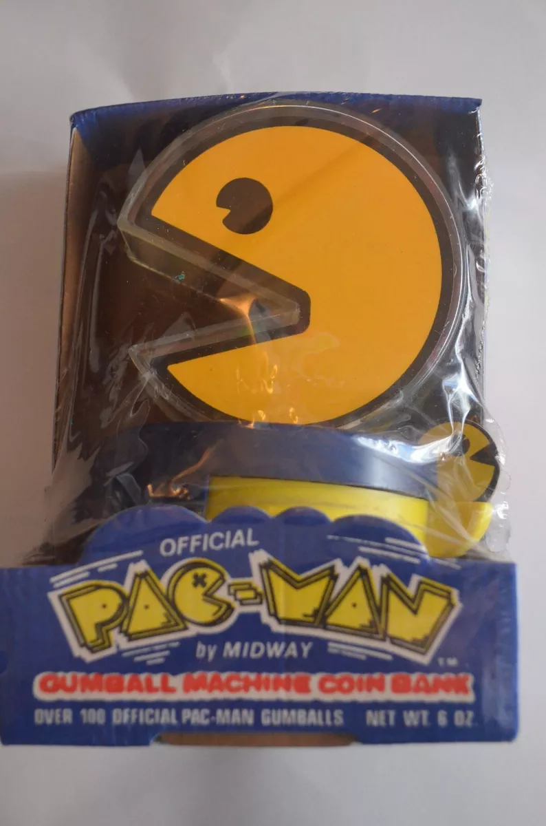 Retro Rare! Pac-man Big Size Soft Vinyl Figure Coin Bank Namco JAPAN - Japanimedia Store