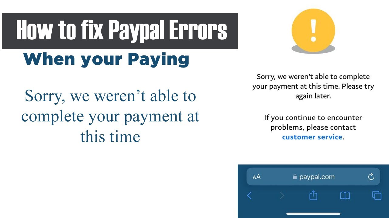 Why was my payment declined? | PayPal CA