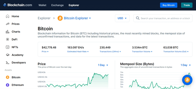 cryptolive.fun: smart Bitcoin block explorer