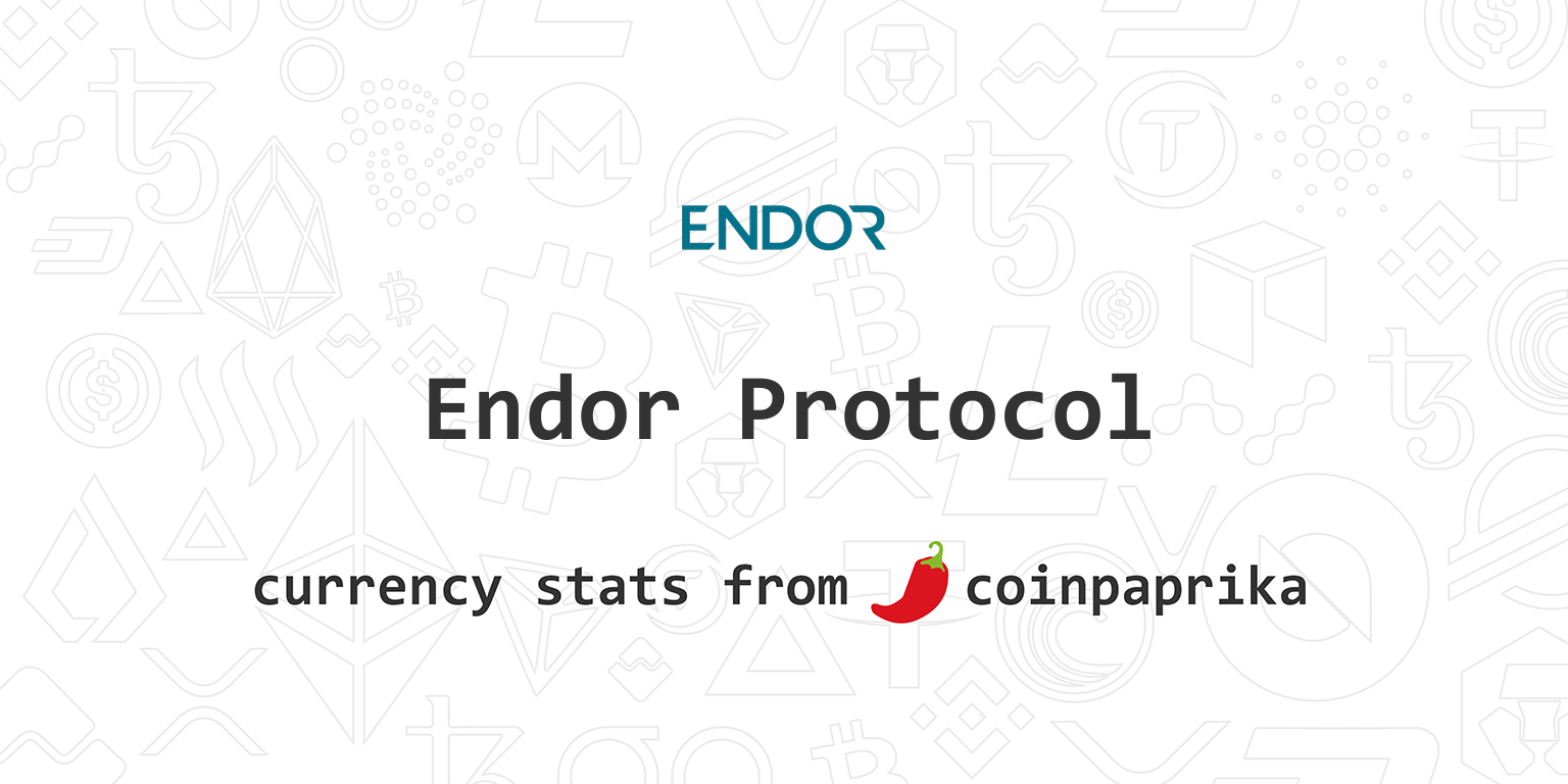 Endor Protocol (EDR) ICO - Rating, News & Details | CoinCodex