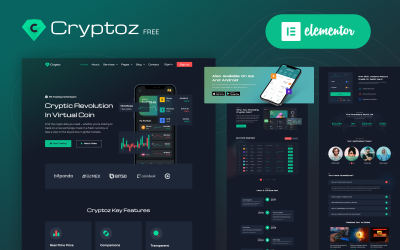 Free Crypto Website Template | Figma Community