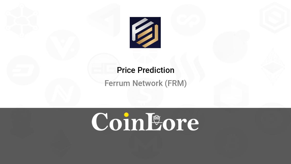 Ferrum Network Price Today - FRM Price Chart & Market Cap | CoinCodex