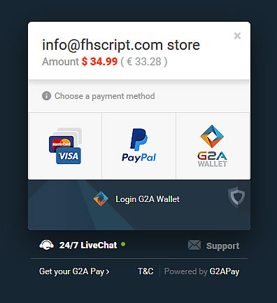 Cant use PayPal on g2a - PayPal Community