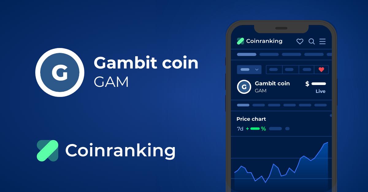 Gambit price today, GMT to USD live price, marketcap and chart | CoinMarketCap