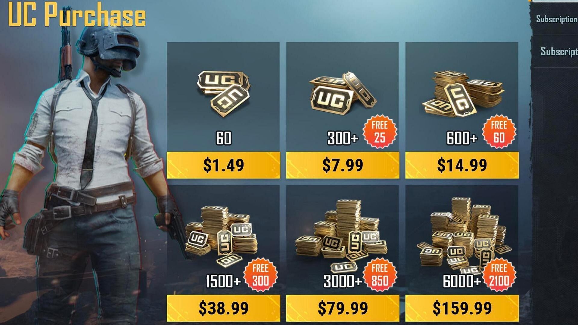 🥇PUBG Mobile UC (Unknown Cash) Gift Card (PUBG Mobile) | VidaPlayer