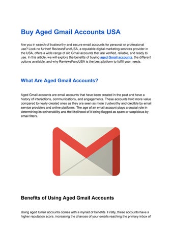 6 Best Sites To Buy Gmail Accounts (WITH INSTANTLY DELIVERY) | omz:forum