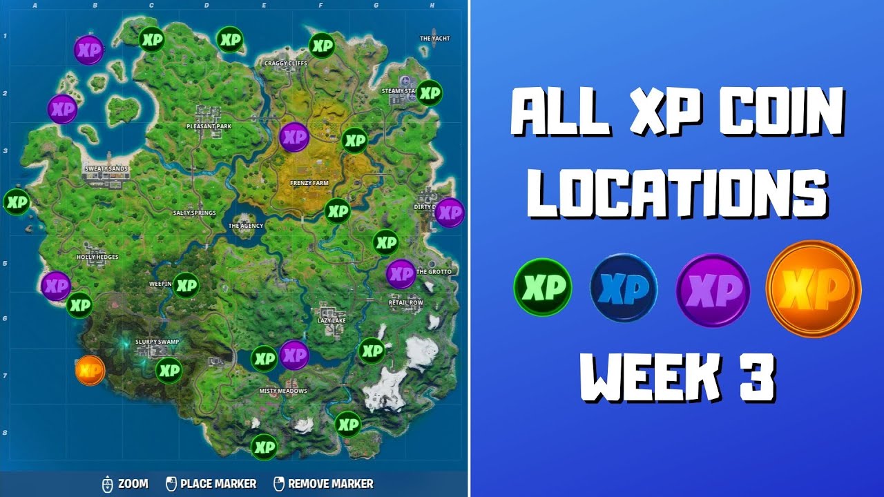 Where to find all the XP Coins in Fortnite Chapter 2, Season 5, Week 11 - Dot Esports