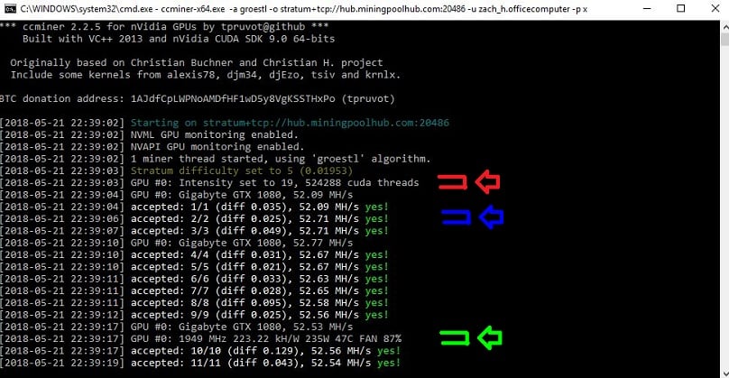 Mining Rig Rentals | Rig: Groestl 32G stable connection (HK)03