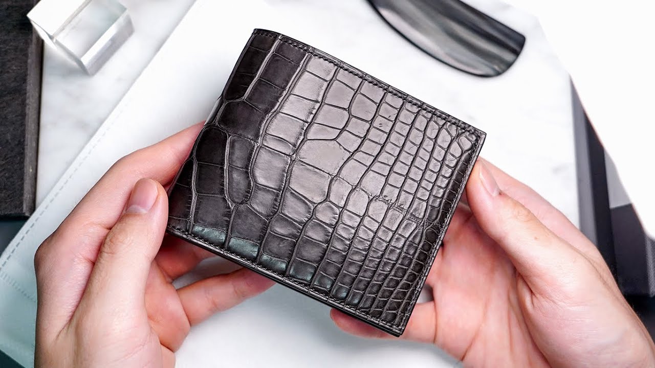 Hermes Black Alligator Men's Wallet | Wallet men, Hermes men, Wallet