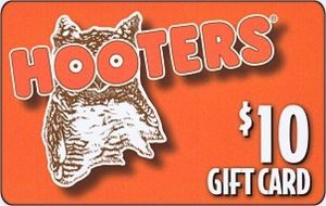 Hooters Gift Card - $25 $50 or $ - Email delivery - KreziCart