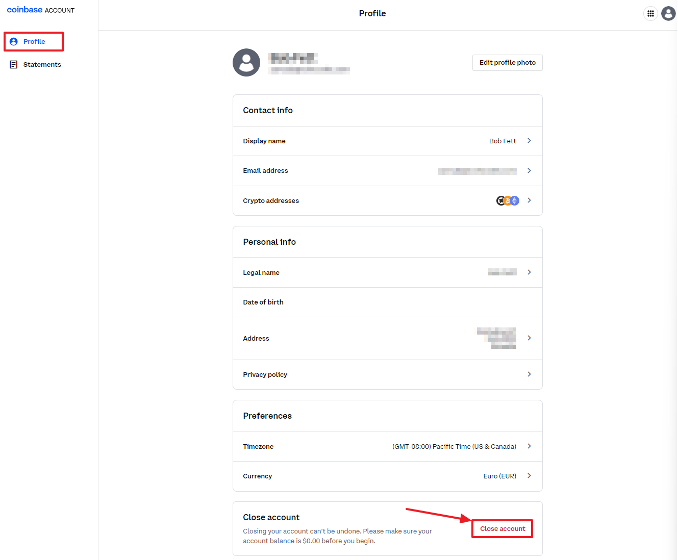 How to Delete a Coinbase Account ()