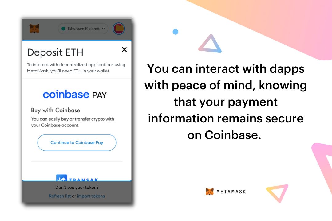 How to Transfer Cryptocurrency From Coinbase to MetaMask