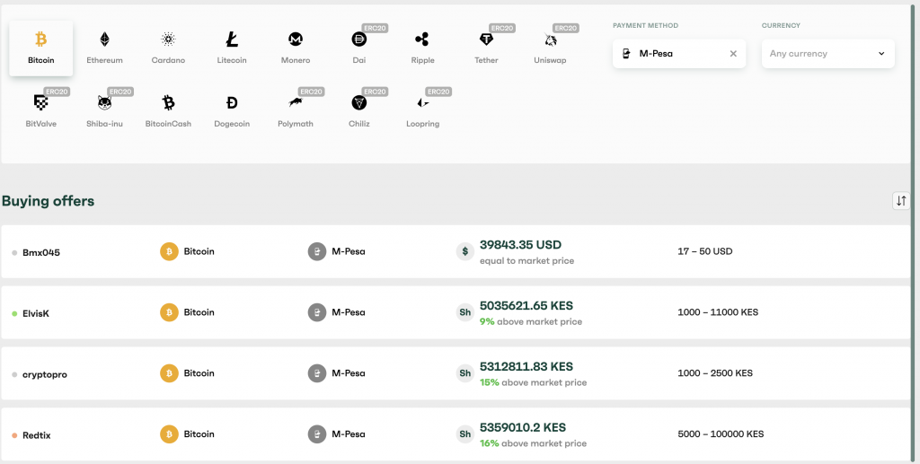 Buy Bitcoin using M-PESA on Totalcoin