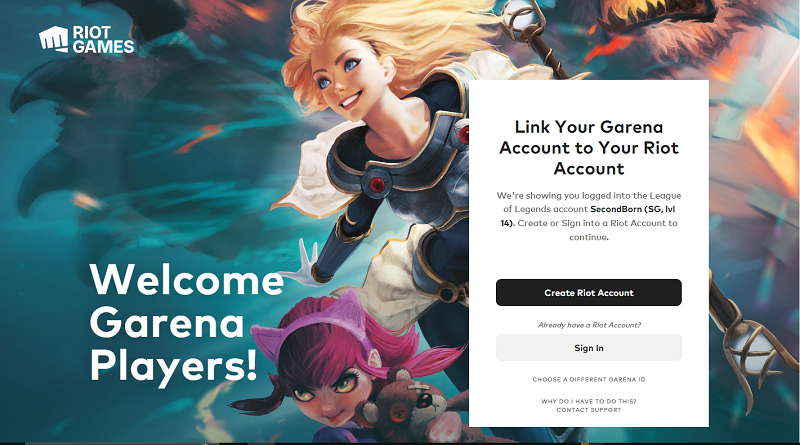 How can I transfer my Garena account to Riot? | ONE Esports