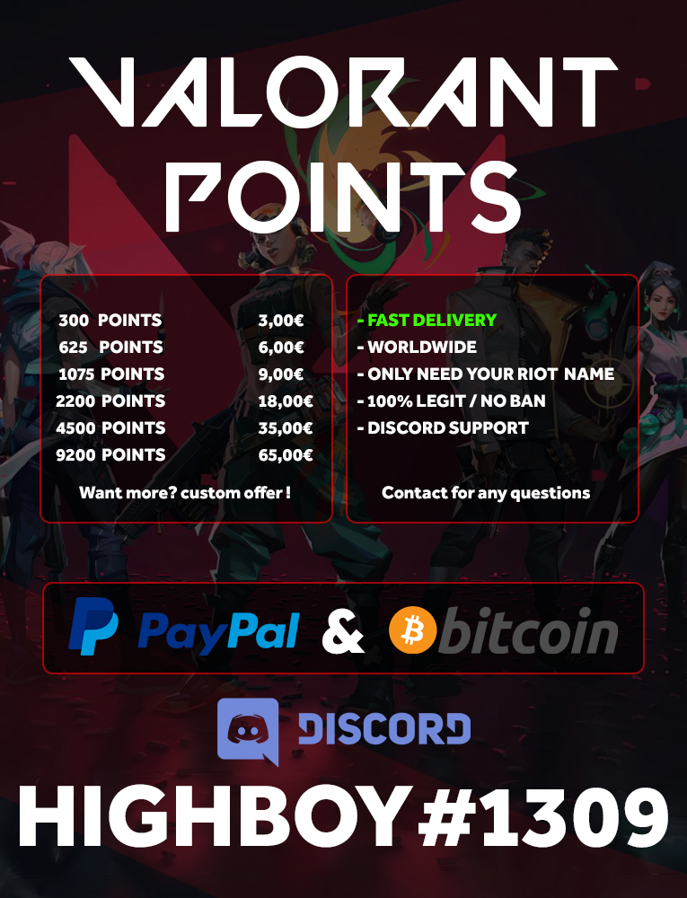 Buy Valorant Riot Points CD KEY Compare Prices
