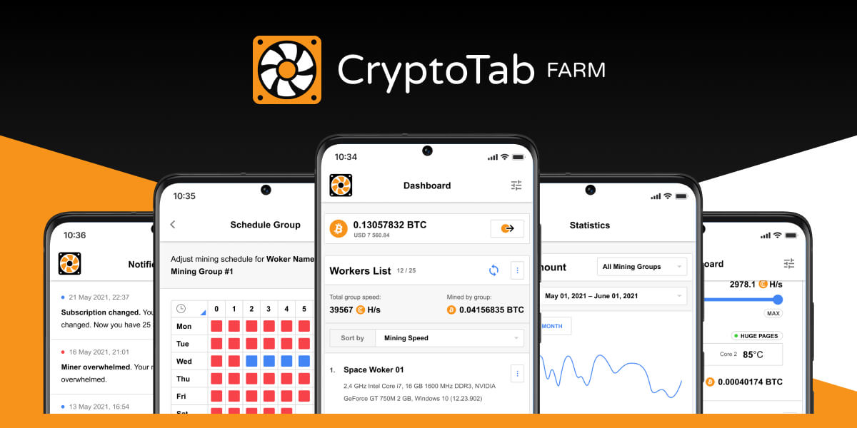 Daily mining — daily income! | CryptoTab Browser