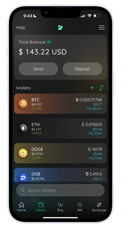 Ethereum (ETH) Free Crypto Wallet App, Create Ethereum (ETH) Address