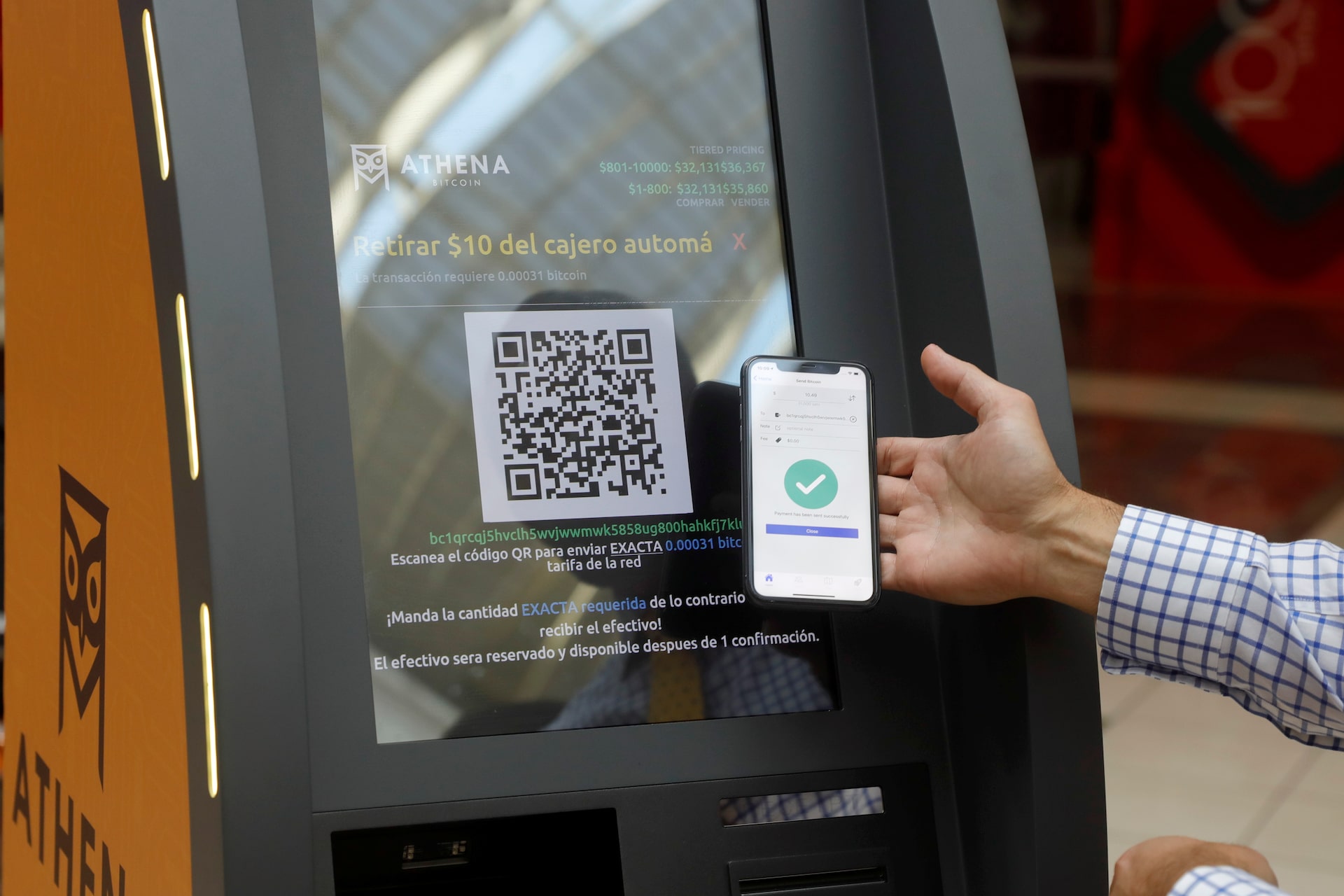 How to Send Money Through a Bitcoin ATM In ? | Localcoin