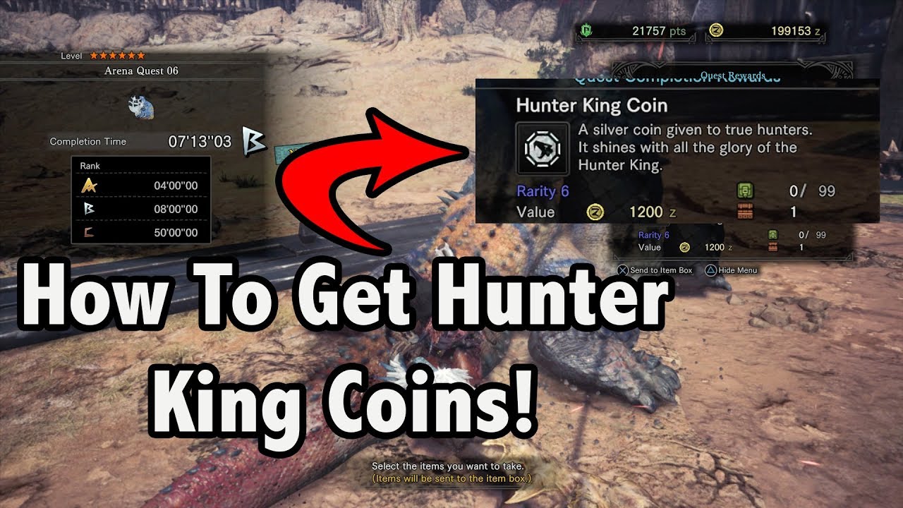 How to get Hunter king coin? :: Monster Hunter: World General Discussions