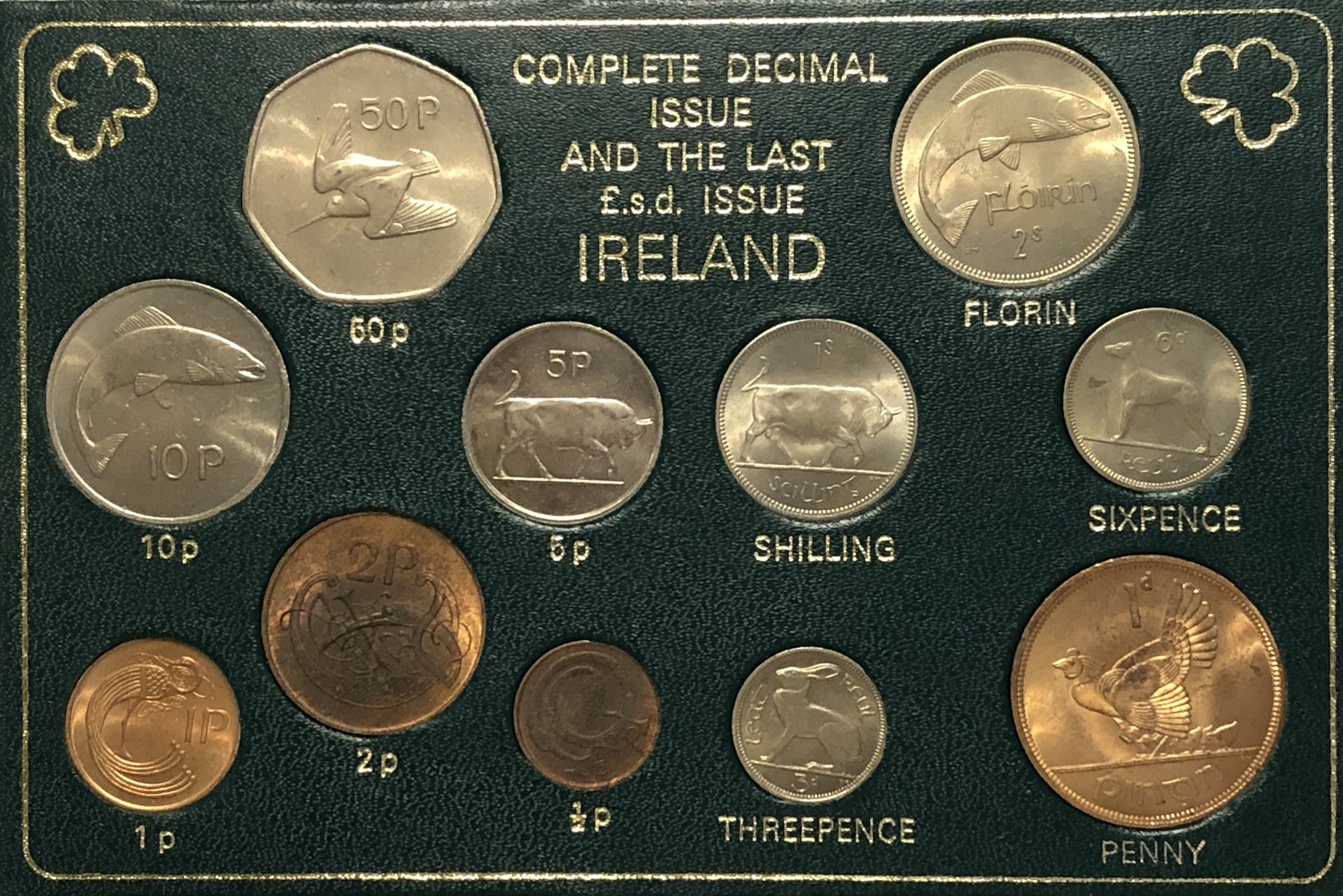 Information on currency : Irish pound