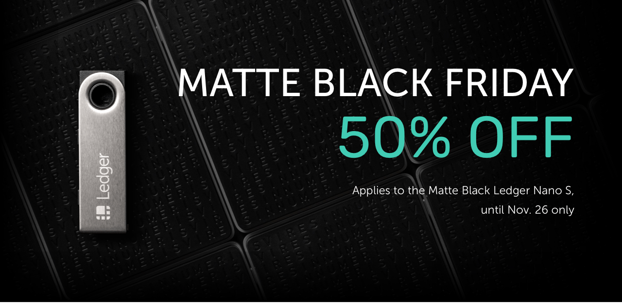 Ledger Nano S Offers Exclusive 30% Discount