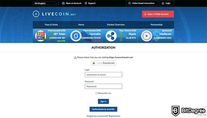 Livecoin trade volume and market listings | CoinMarketCap