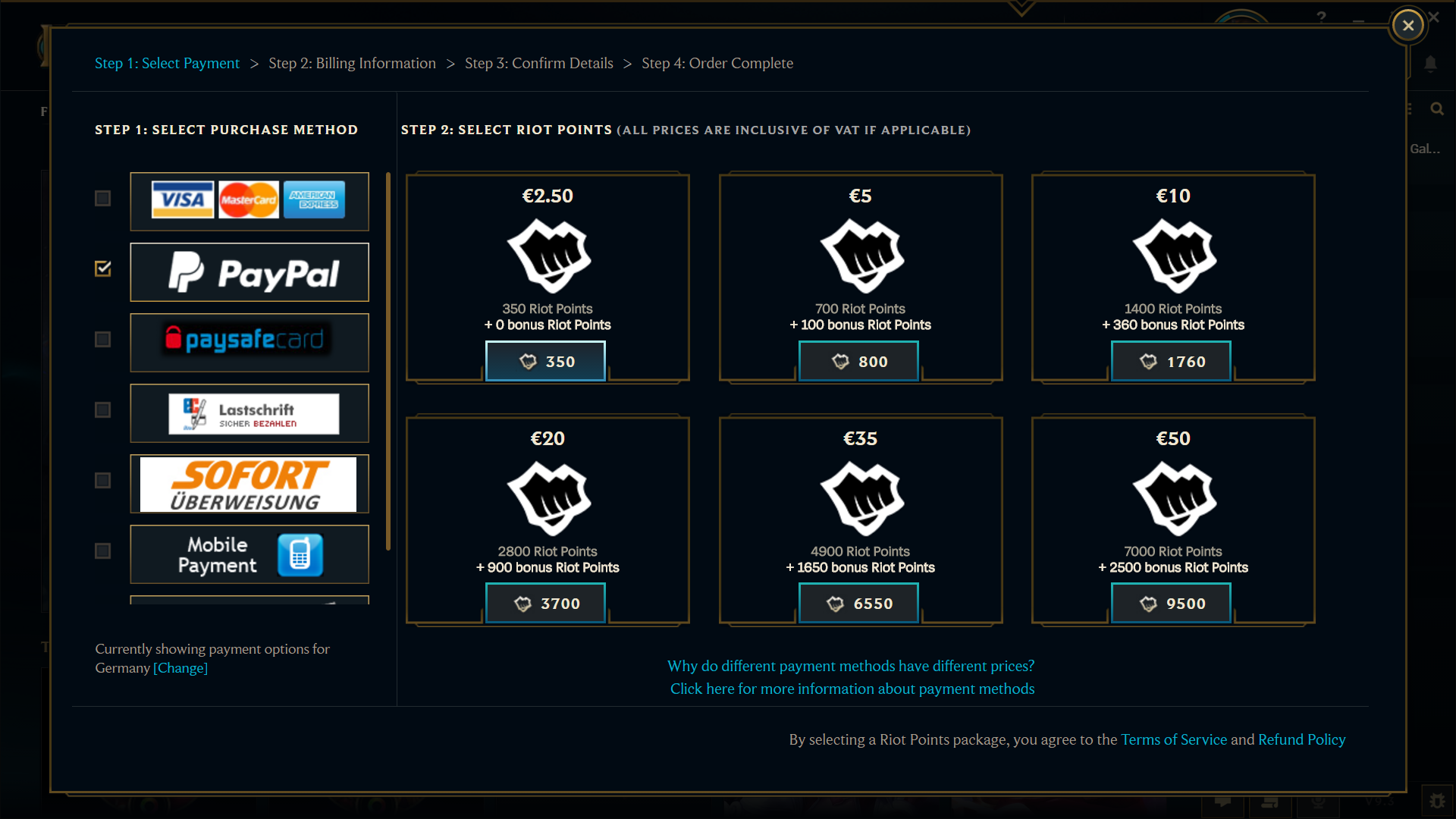 How much does LoL RP cost in the UK After Price Rise?