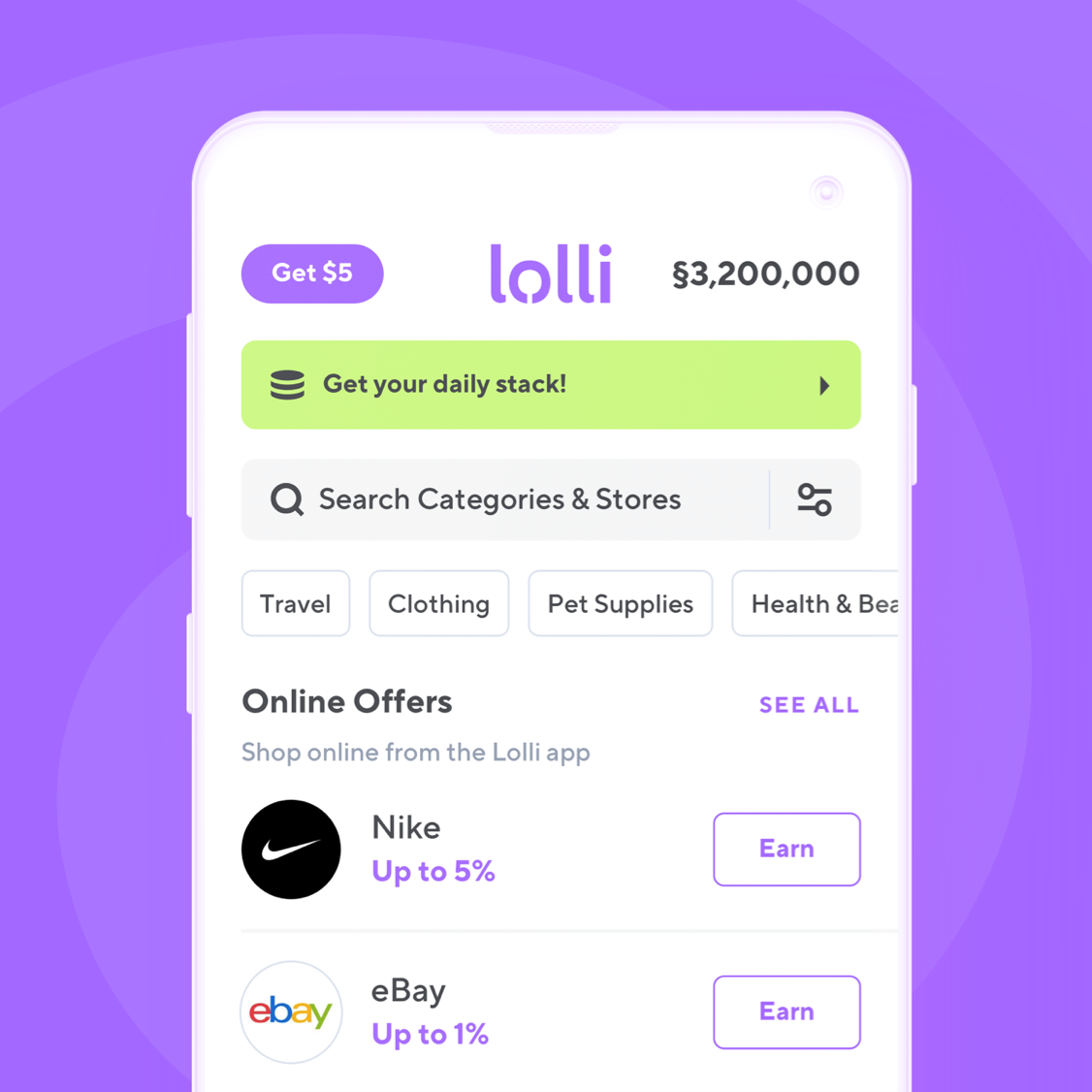 ‎Lolli: Earn Cashback & Bitcoin on the App Store