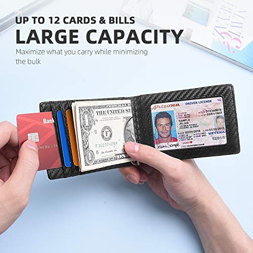 Front Pocket Wallet with Money Clip and ID Window – WALLETERAS