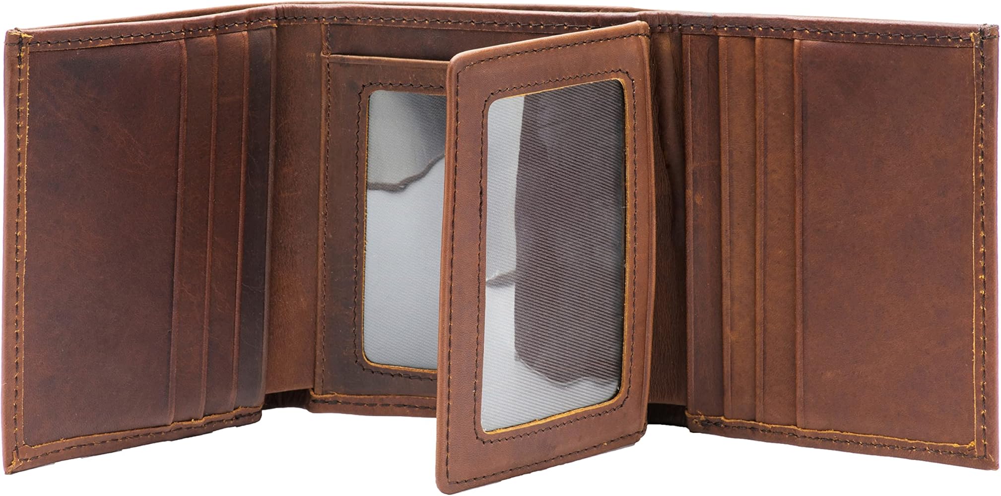 ID Stronghold | Men's RFID Wallet Trifold 8 slot with ID Window