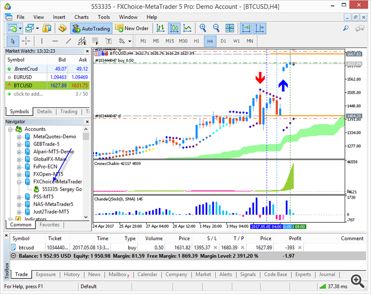 Open a Demo Account in the MetaTrader 4 Trading Platform