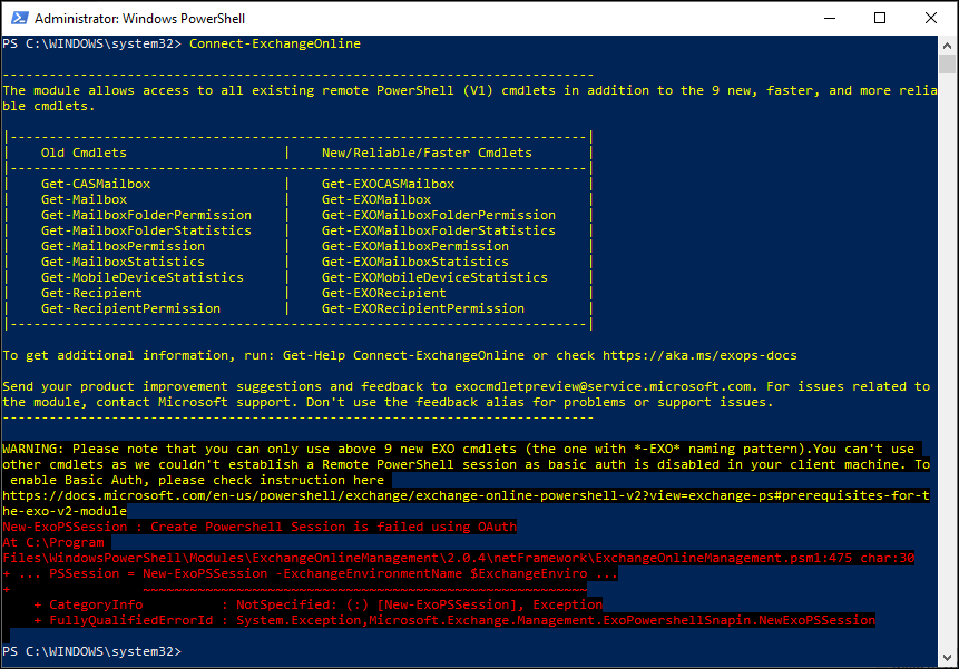 What's new in the Exchange Online PowerShell module | Microsoft Learn