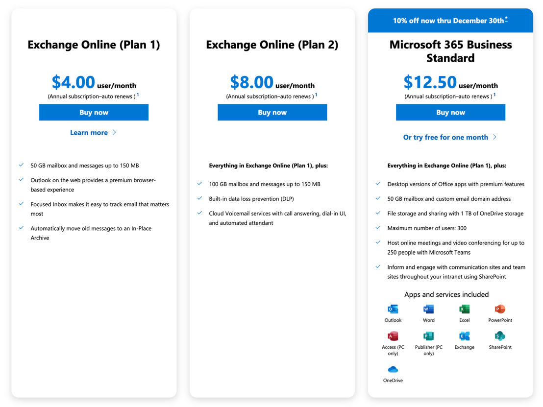 Microsoft Exchange Server Software | Aventis Systems