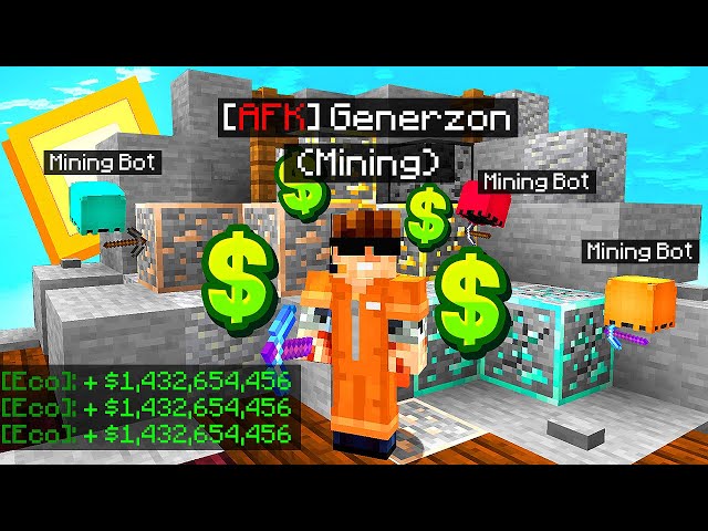 Minecraft Mining bot for OP Prison server(s)