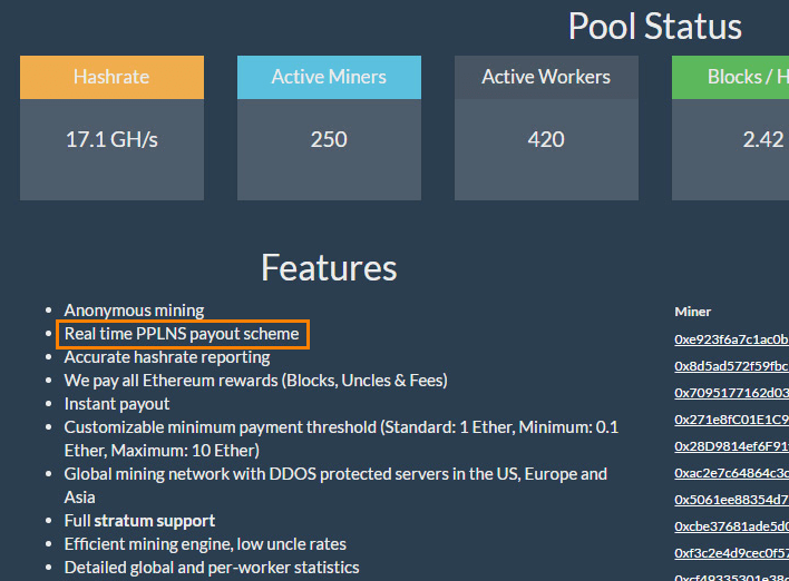 Comparison of mining pools - Bitcoin Wiki